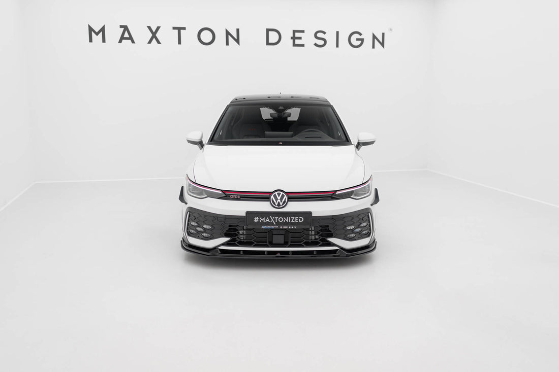 Street Pro Front Splitter V.2 Volkswagen Golf GTI / GTE / R-Line Mk8 ...