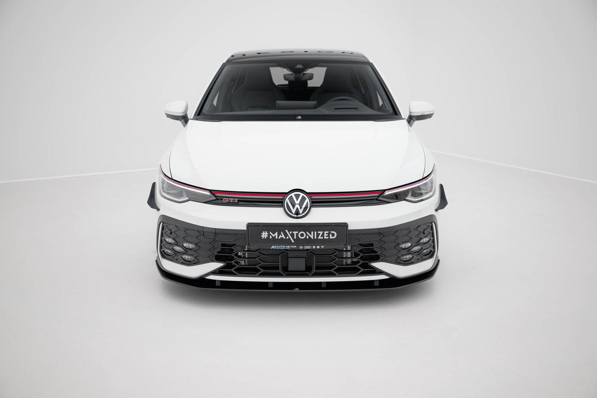 Street Pro Front Splitter Volkswagen Golf GTI / GTE / R-Line Mk8 ...
