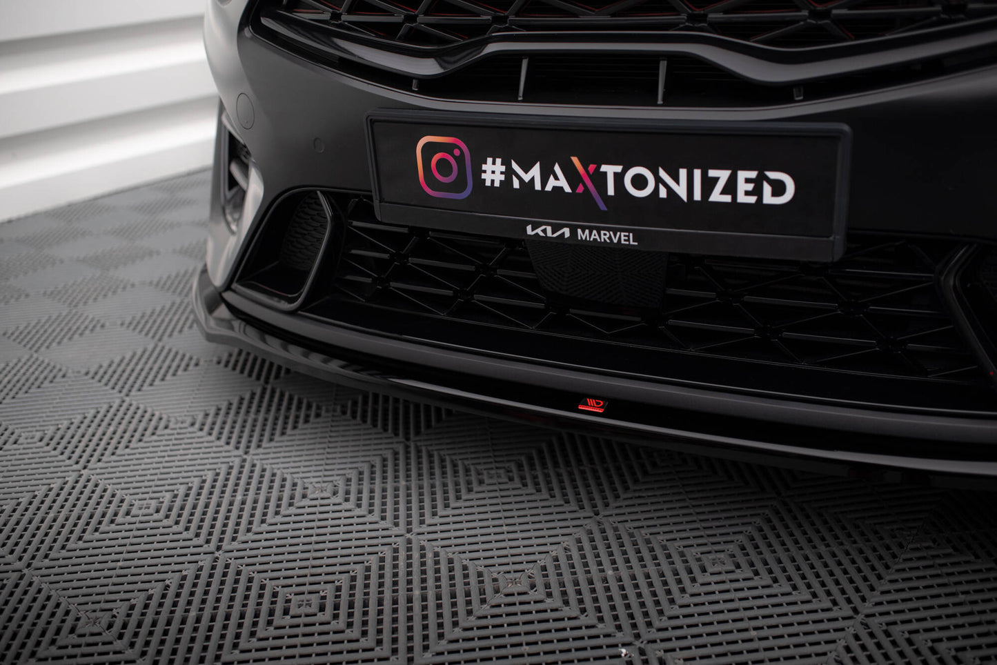Front Splitter V.1 Kia Proceed GT Mk3 Facelift / Ceed GT / GT - Line Mk1 Facelift 