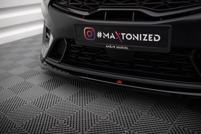 Front Splitter V.1 Kia Proceed GT Mk3 Facelift / Ceed GT / GT - Line Mk1 Facelift 