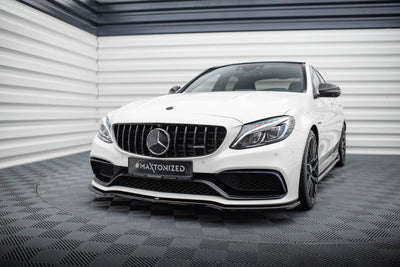 Front Splitter V.1 Mercedes-AMG C63 Sedan / Estate W205 / S205