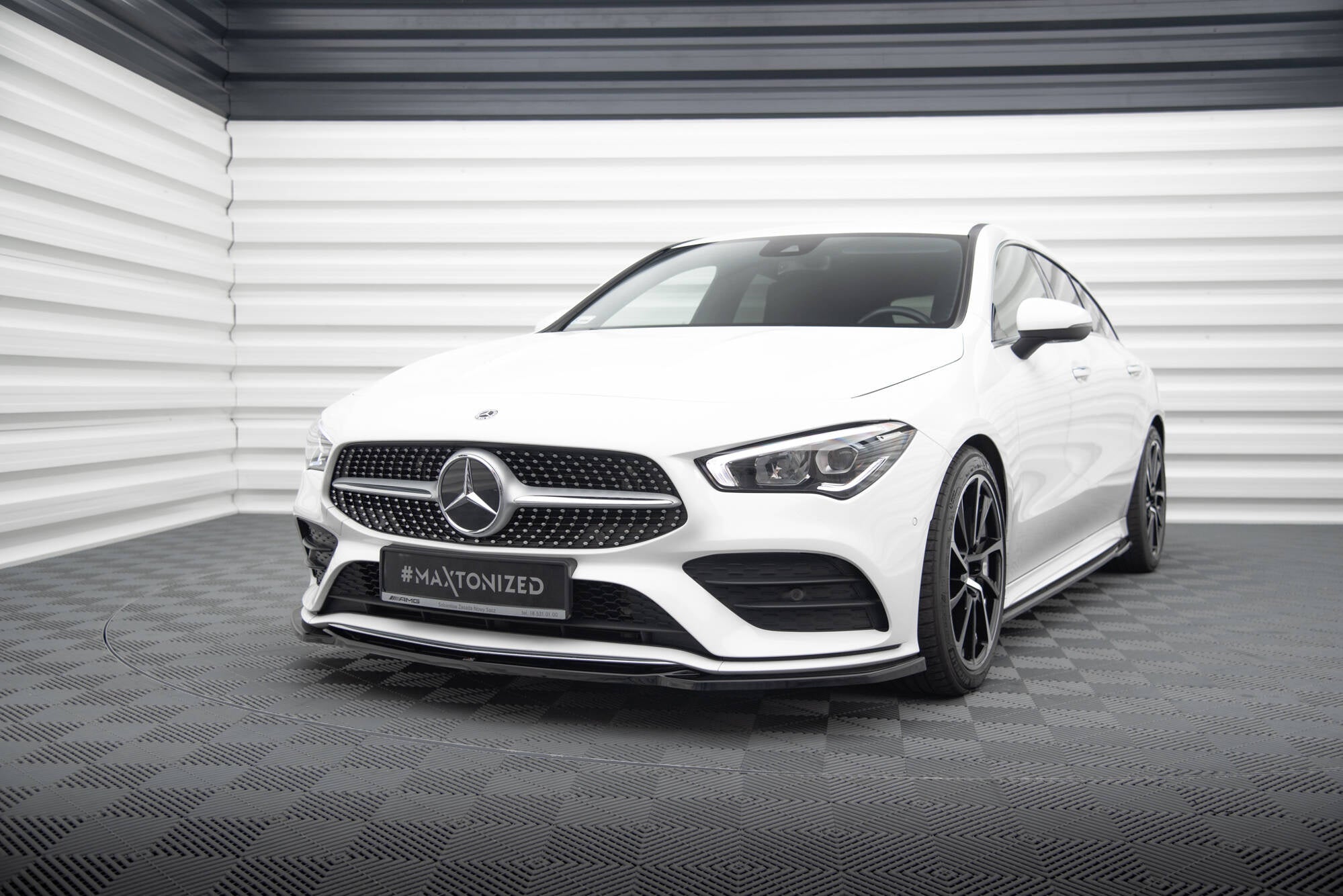 Front Splitter V.1 suitable for Mercedes-Benz CLA A35 AMG / AMG