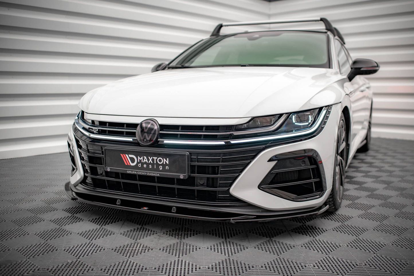 Front Splitter V.1 Volkswagen Arteon R Sedan / Shooting Brake Mk1 Facelift