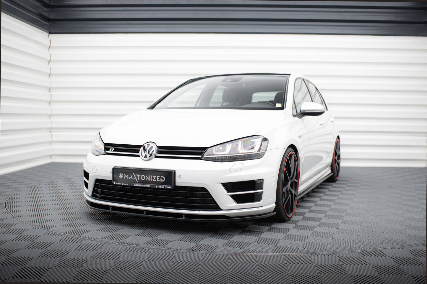 Front Splitter V.1 Volkswagen Golf R / R-Line Mk7 