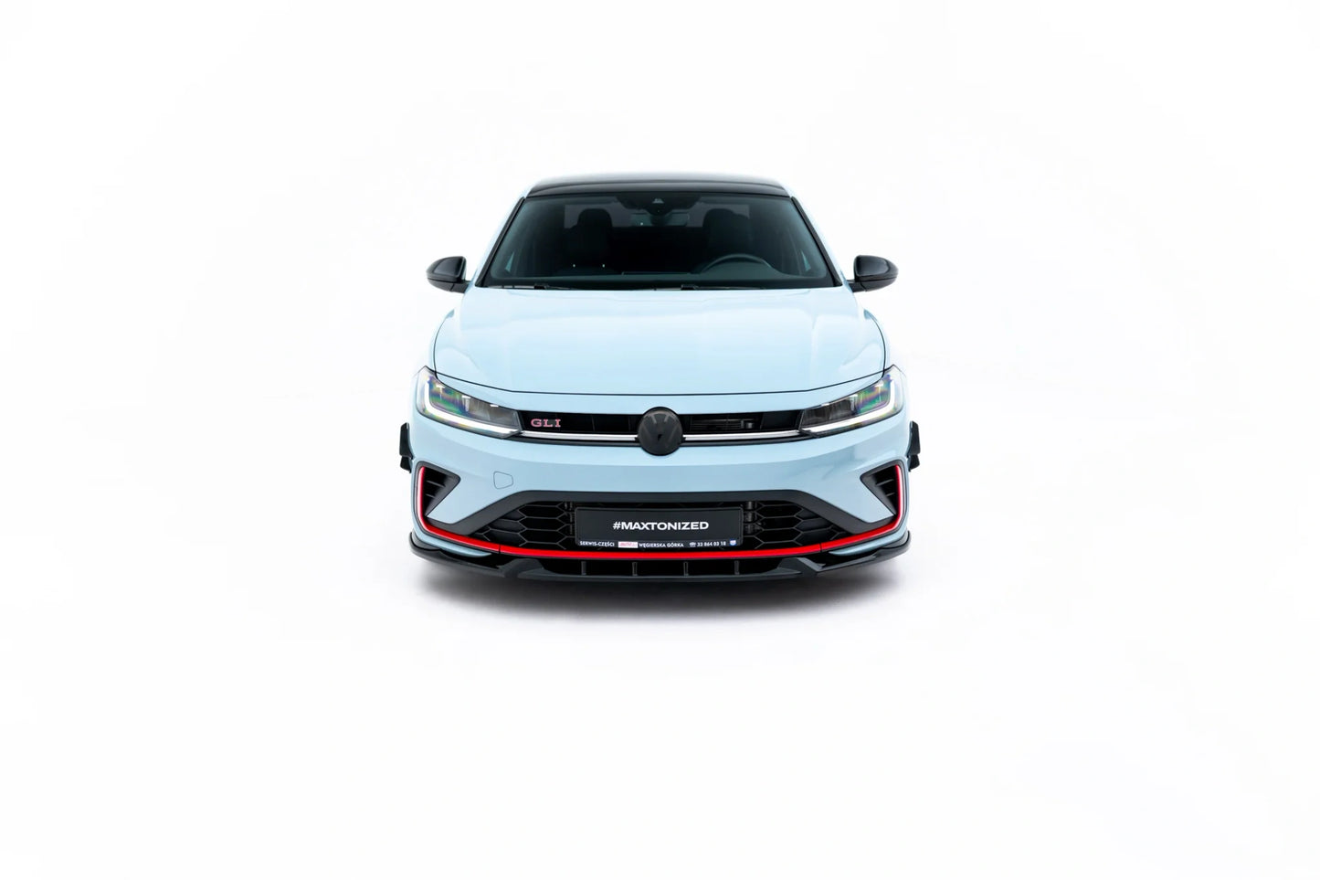 Front Splitter V.1 Volkswagen Jetta GLI Mk7 Facelift 2