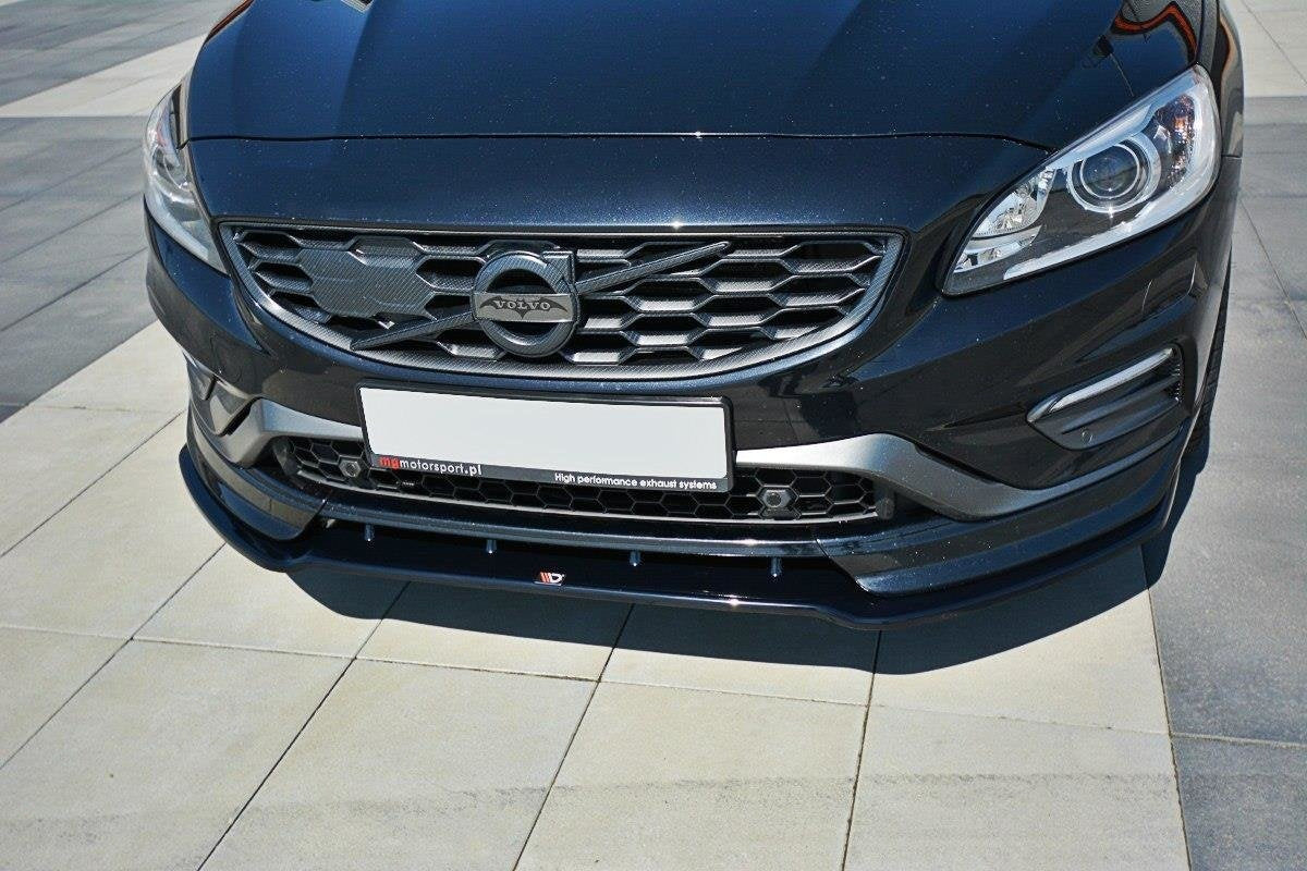 Front Splitter V.1 suitable for Volvo V60 Polestar Facelift – Maxton Design