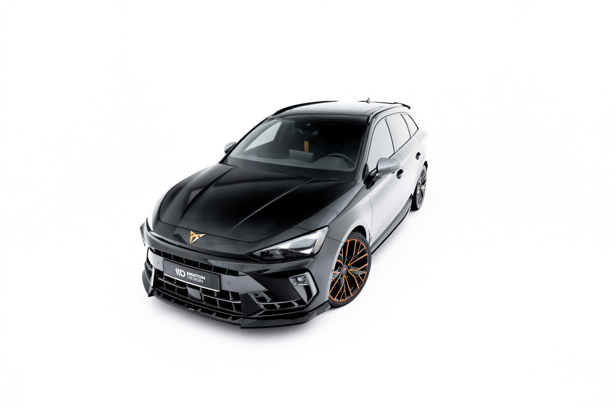 Front Splitter V.2 suitable for Cupra Leon ST Mk1 Facelift – Maxton Design