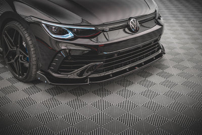 Front Splitter V.2 + Flaps Volkswagen Golf R Hatchback / Variant  Mk8