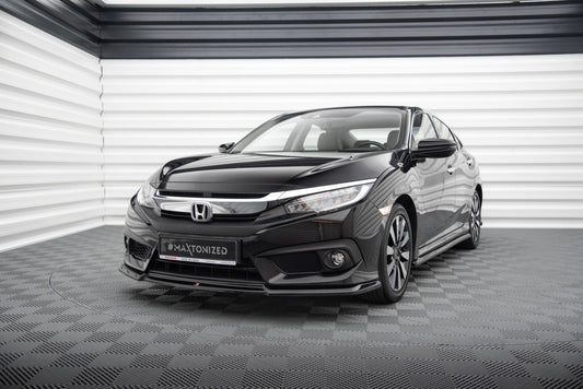 Front Splitter V.2 Honda Civic Sedan Mk10