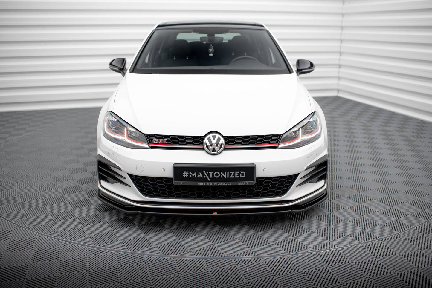 Front Splitter V.2 Volkswagen Golf GTI / GTD Mk7 Facelift