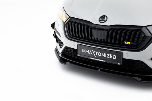 Front Splitter V.4 Skoda Octavia RS Mk4
