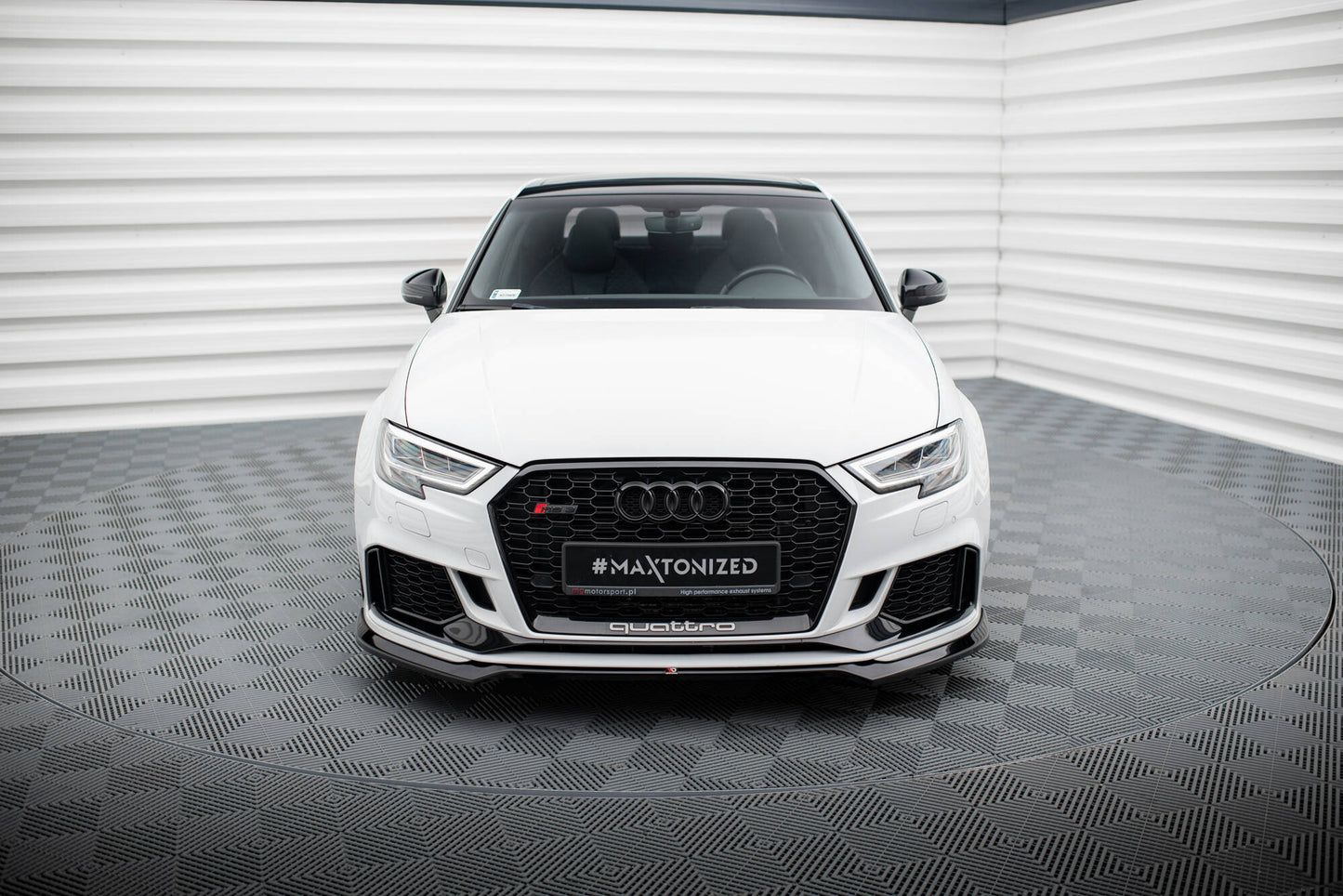 Front Splitter V.5 Audi RS3 Sedan 8V Facelift