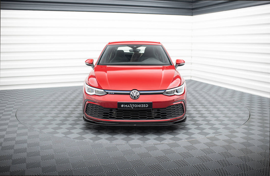 Front Splitter V.5 Volkswagen Golf GTI / GTE / GTD / R-Line Mk8 ...