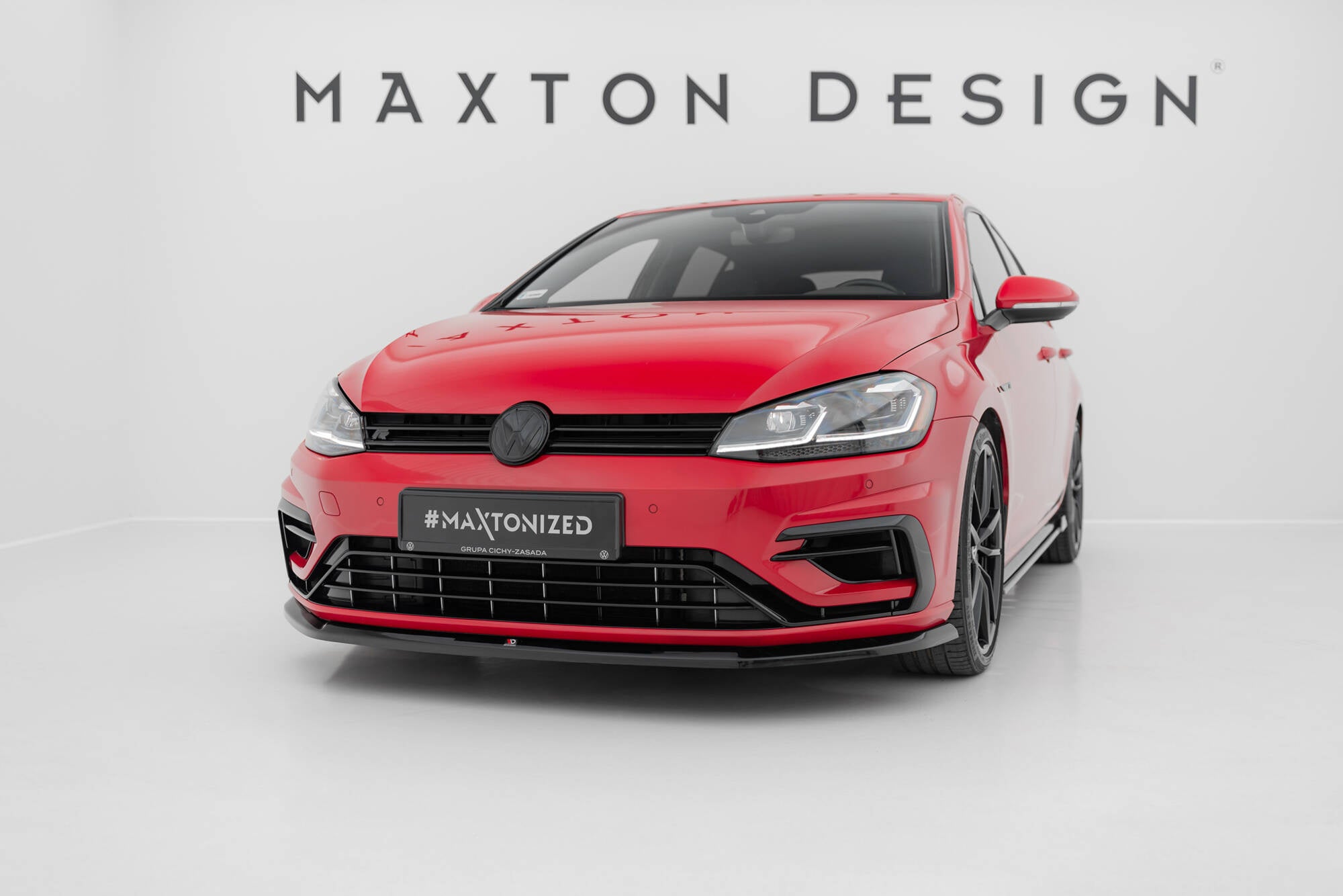 Front Splitter V.6 Volkswagen Golf R / R-Line Mk7 Facelift – Maxton Design