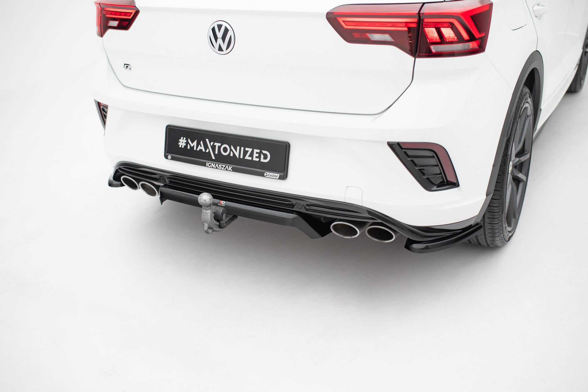 Central Rear Splitter (with vertical bars) Volkswagen T-Roc R Mk1 ...