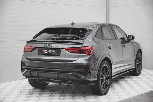 Rear Splitter (with vertical bars) Audi Q3 Sportback S-Line F3