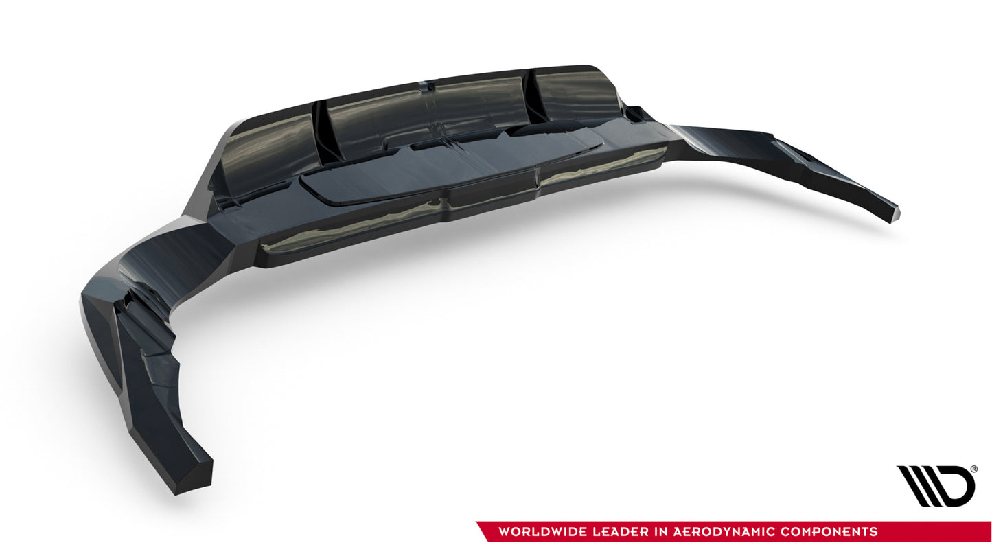 Rear Splitter (with vertical bars) Audi RSQ8 Mk1 Facelift