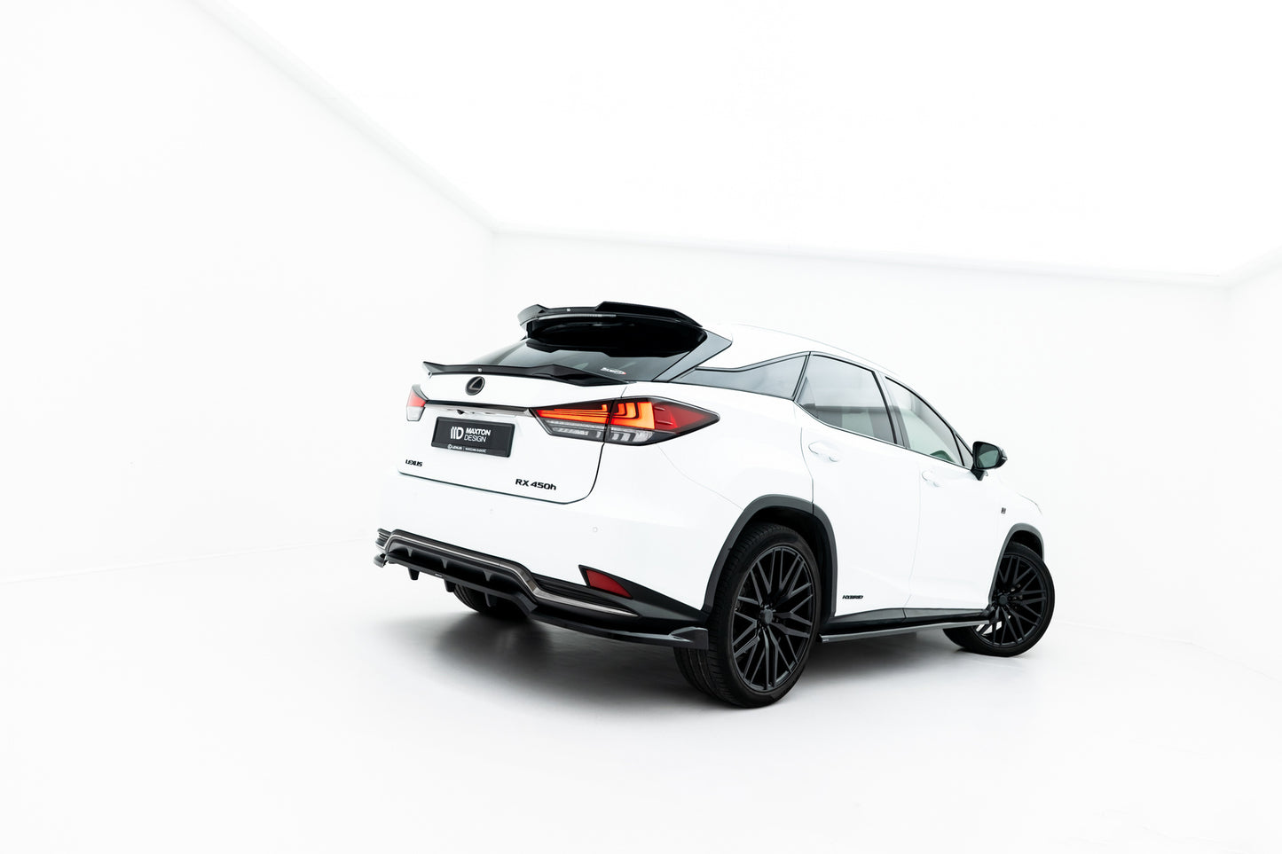 Rear Splitter (with vertical bars) Lexus RX F-Sport Mk4 Facelift