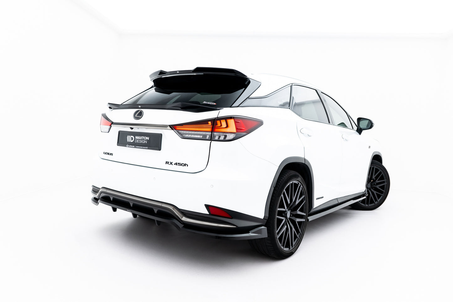 Rear Splitter (with vertical bars) Lexus RX F-Sport Mk4 Facelift