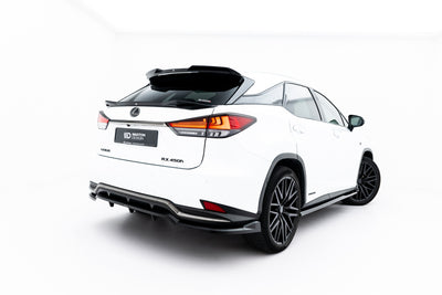 Rear Splitter (with vertical bars) Lexus RX F-Sport Mk4 Facelift