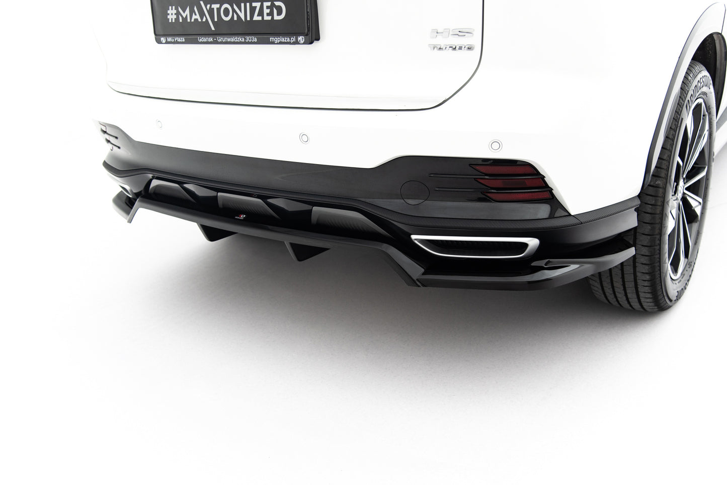 Rear Splitter (with vertical bars) MG HS Mk2