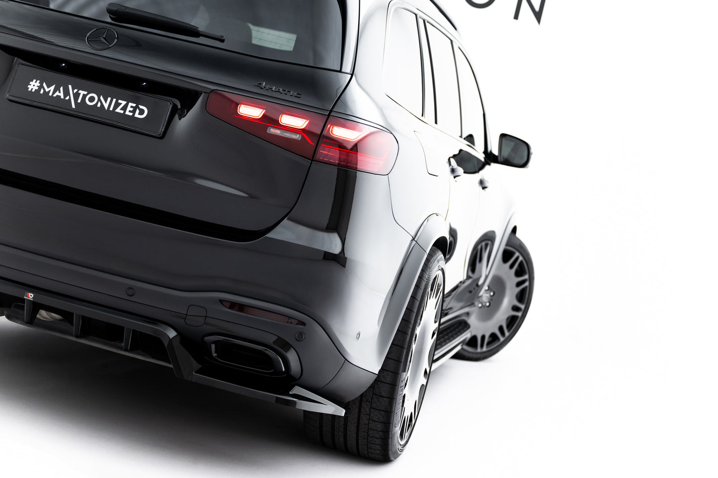 Rear Splitter (with vertical bars) Mercedes-Benz GLS AMG-Line X167 Facelift