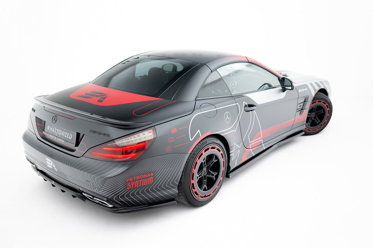 Rear Splitter (with vertical bars) Mercedes-Benz SL 63 AMG R231