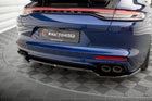 Rear Splitter (with vertical bars) Porsche Panamera E-Hybrid 971 Facelift