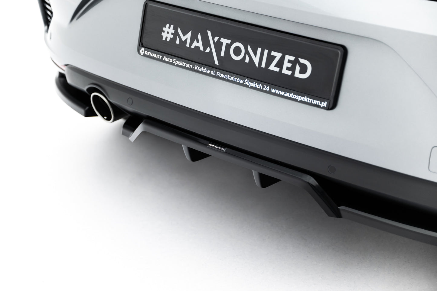 Rear Splitter (with vertical bars) Renault Clio Mk5 Facelift