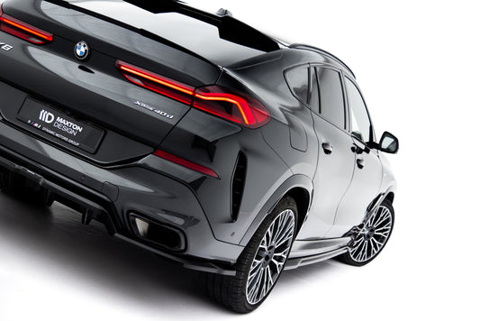 Rear Splitter (with vertical bars) V.1 BMW X6 M-Pack G06 Facelift