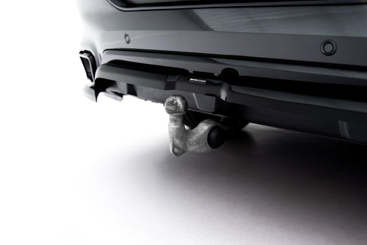 Rear Splitter (with vertical bars) V.1 BMW X6 M-Pack G06 Facelift