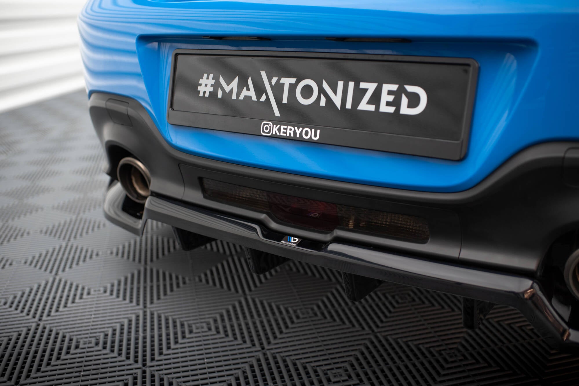 Rear Splitter (with vertical bars) V.1 Toyota GR86 Mk1 – Maxton Design