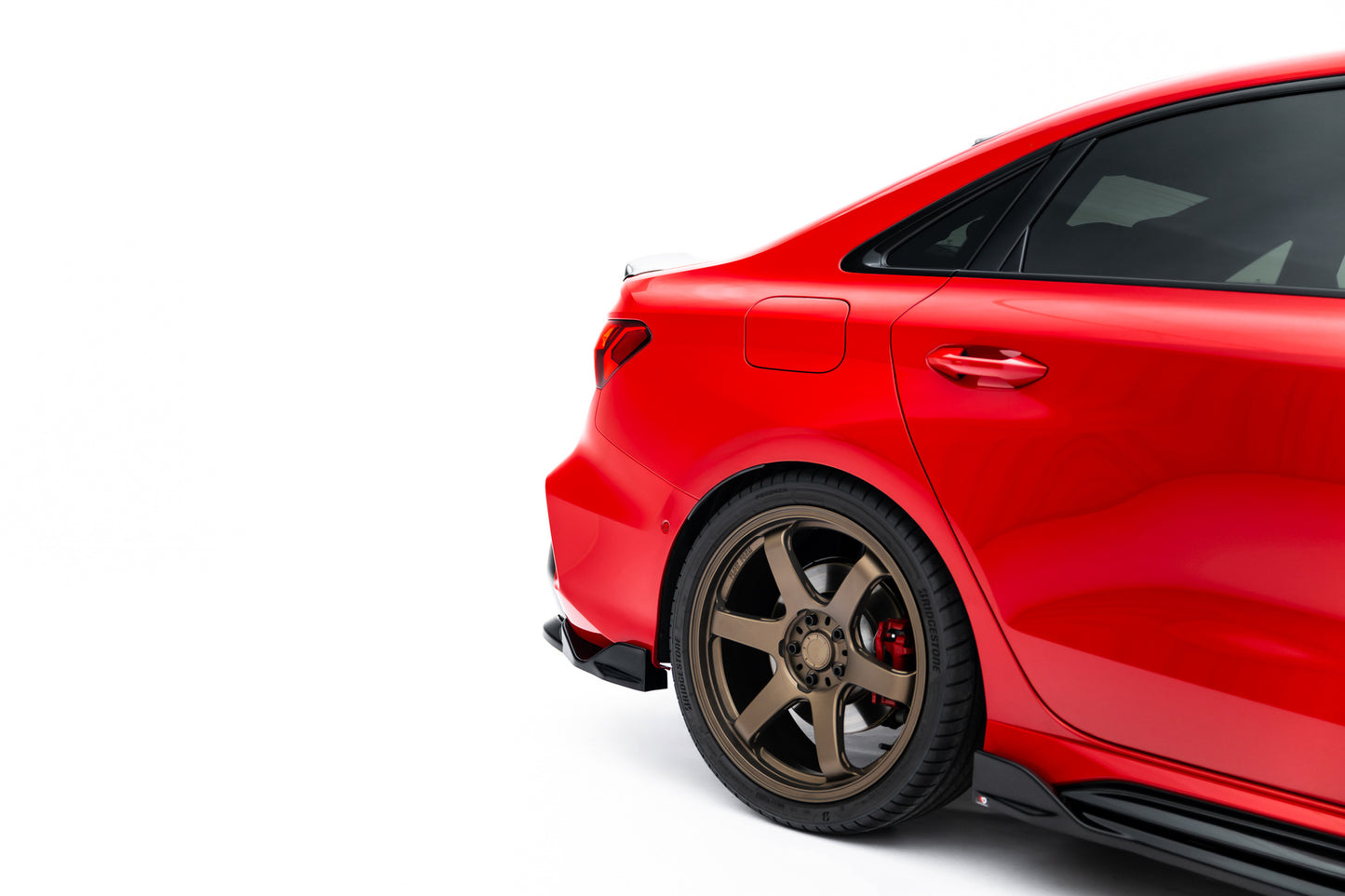 Rear Splitter (with vertical bars) V.2 Audi RS3 Sedan 8Y Facelift
