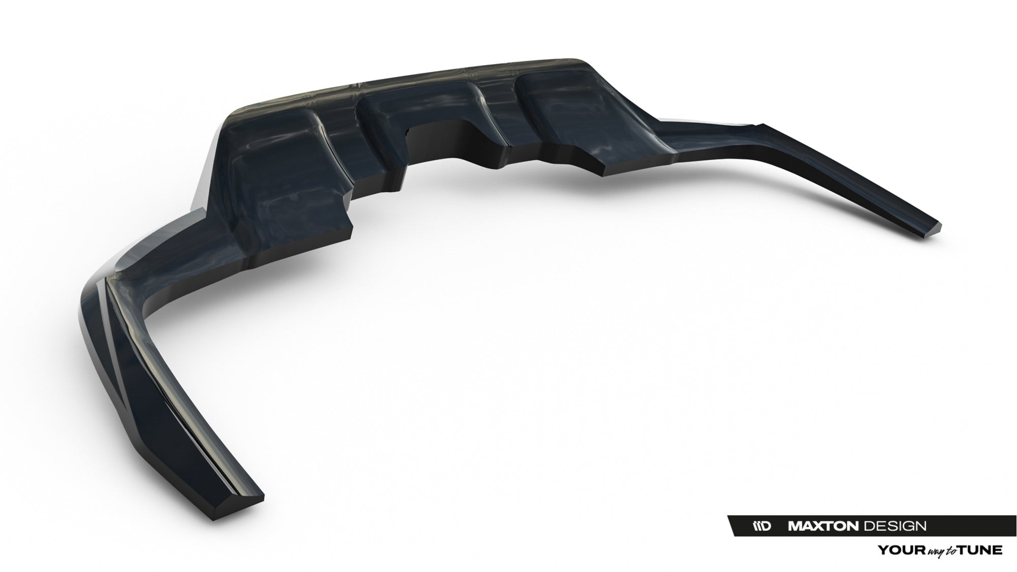 Rear Splitter (with vertical bars) V.2 Mercedes-Benz GLS AMG-Line