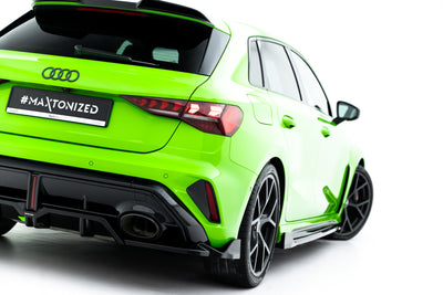 Rear Splitter (with vertical bars) V.3 Audi RS3 Sportback 8Y Facelift