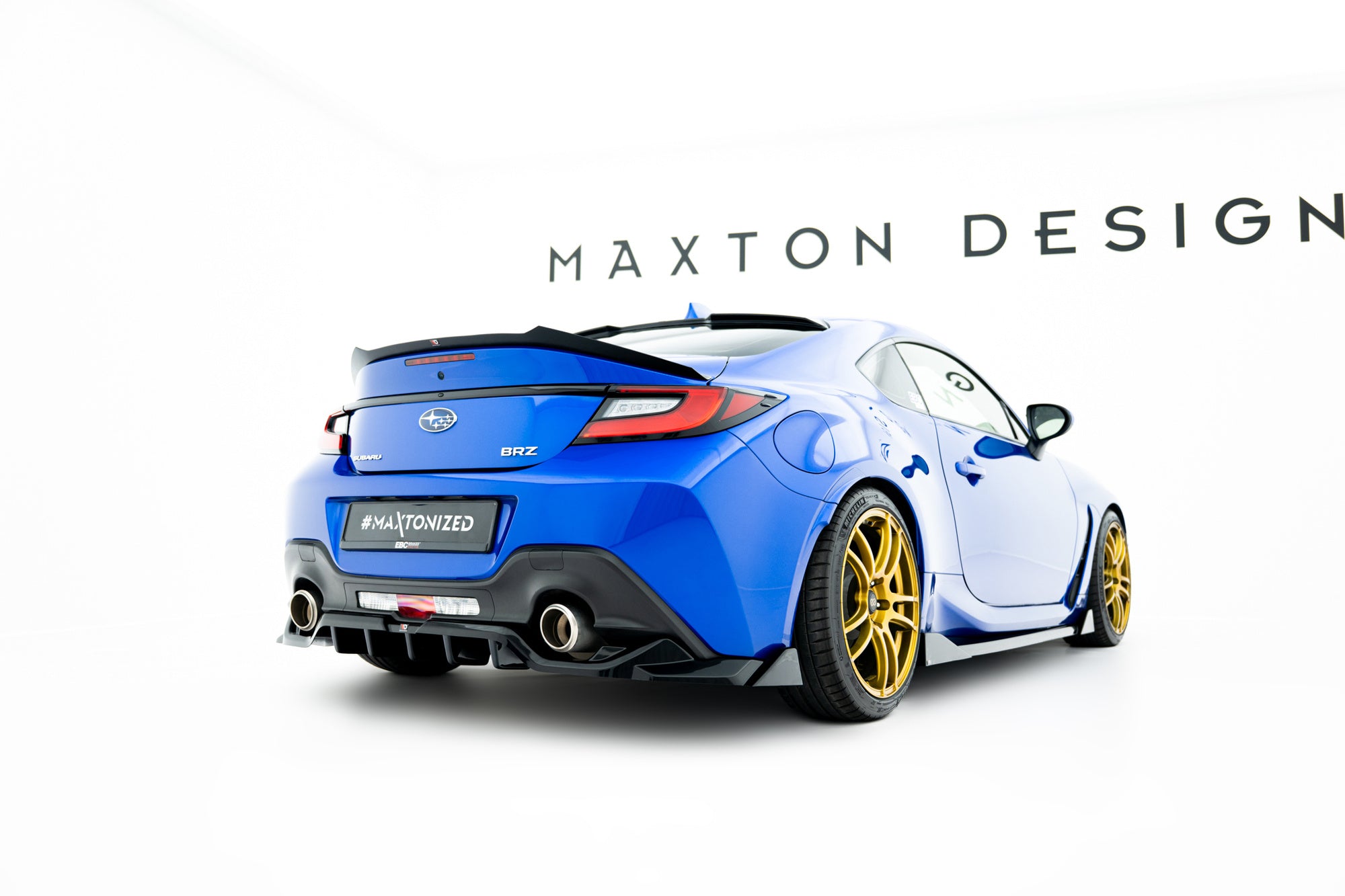 Rear Splitter (With Vertical Bars) V.3 suitable for Subaru BRZ Mk2