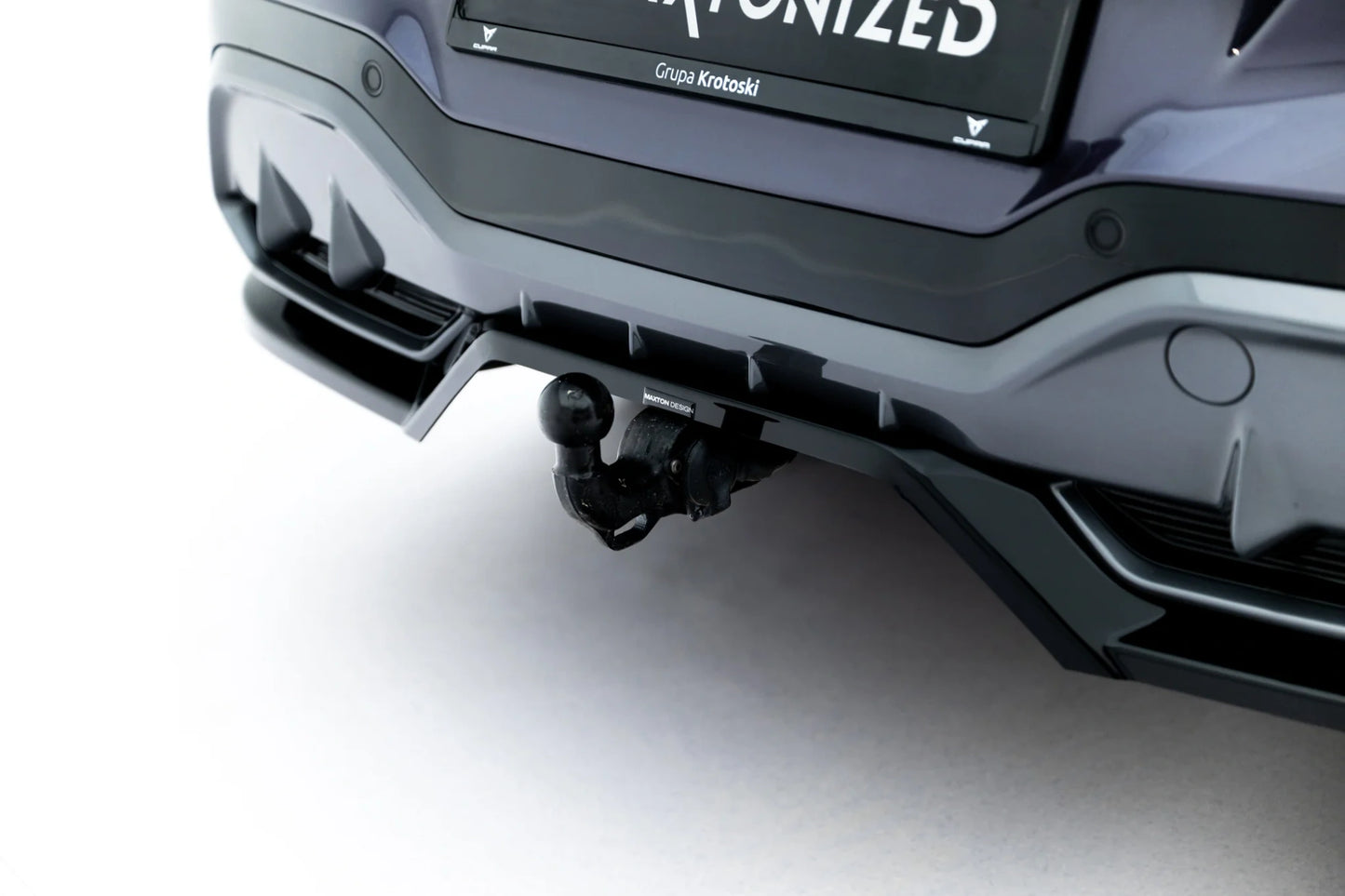 Rear Splitter (with vertical bars) V.4 Cupra Terramar Mk1 (Version with towbar)