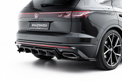 Rear Splitter (with vertical bars) Volkswagen Touareg R-Line Mk3 Facelift
