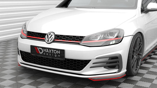 Front Side Splitters Volkswagen Golf GTI / GTD Mk7 Facelift