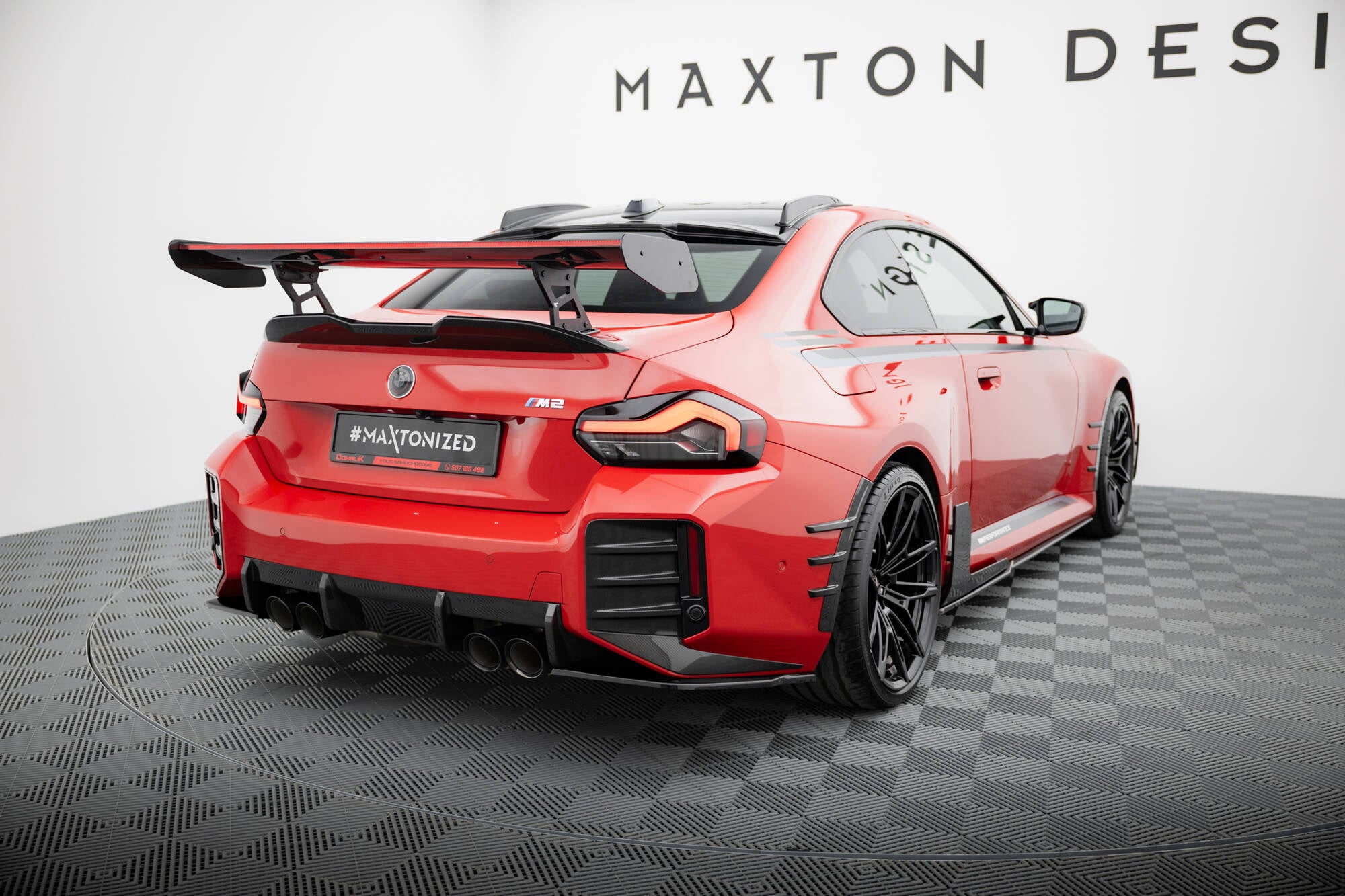  G87 M2用 リアサイドスプリッター　マクストンデザイン製　新品 Rear Side Splitters suitable for BMW M2 M-Performance G87 – Maxton
