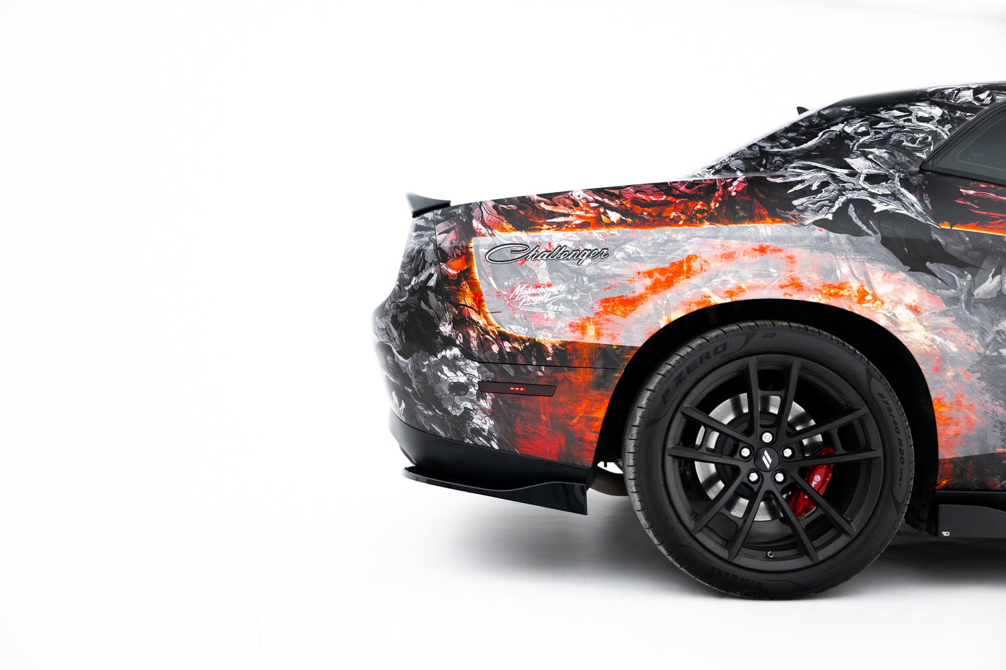 Rear Side Splitters Dodge Challenger GT Mk3 Facelift