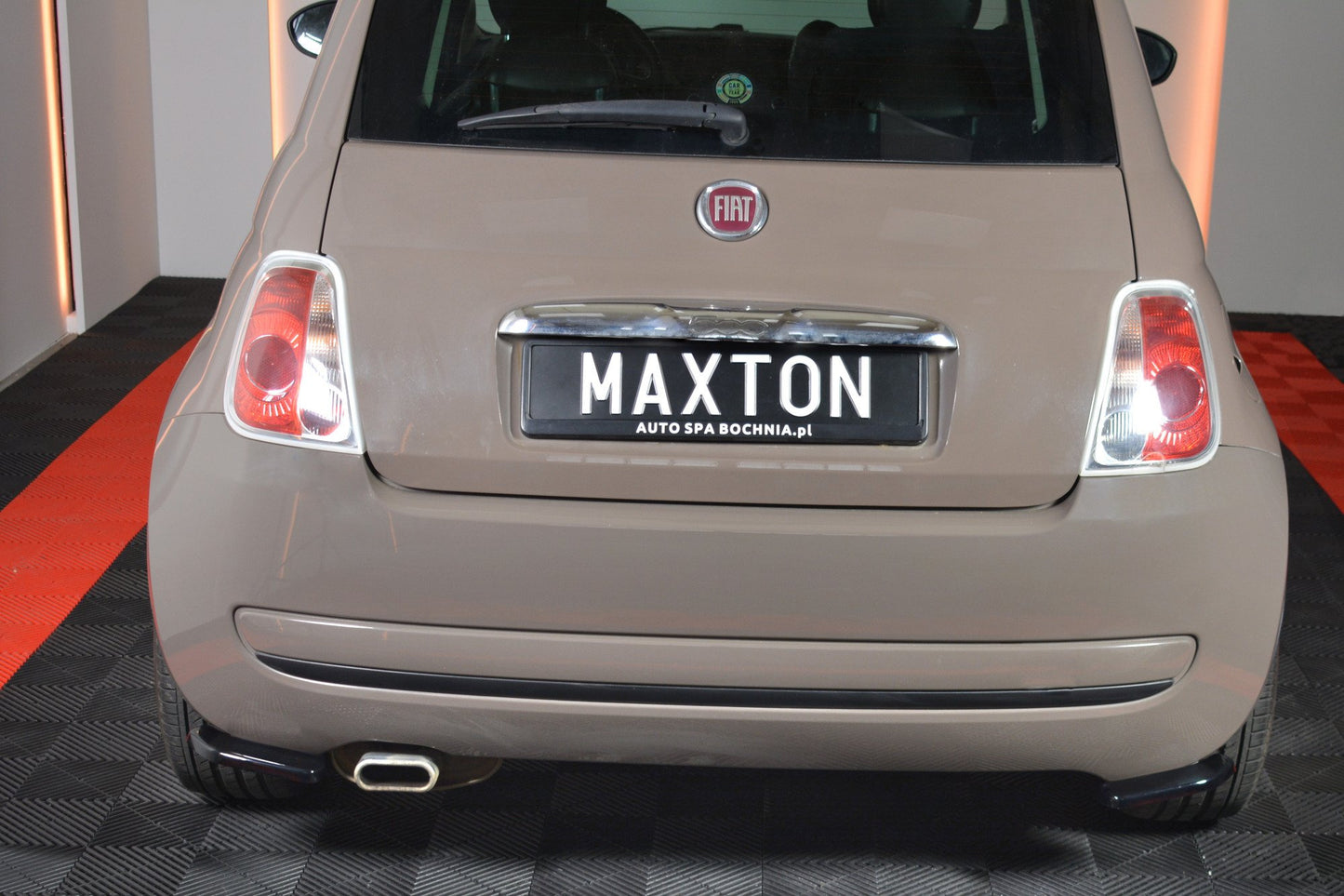 Rear Side Splitters Fiat 500
