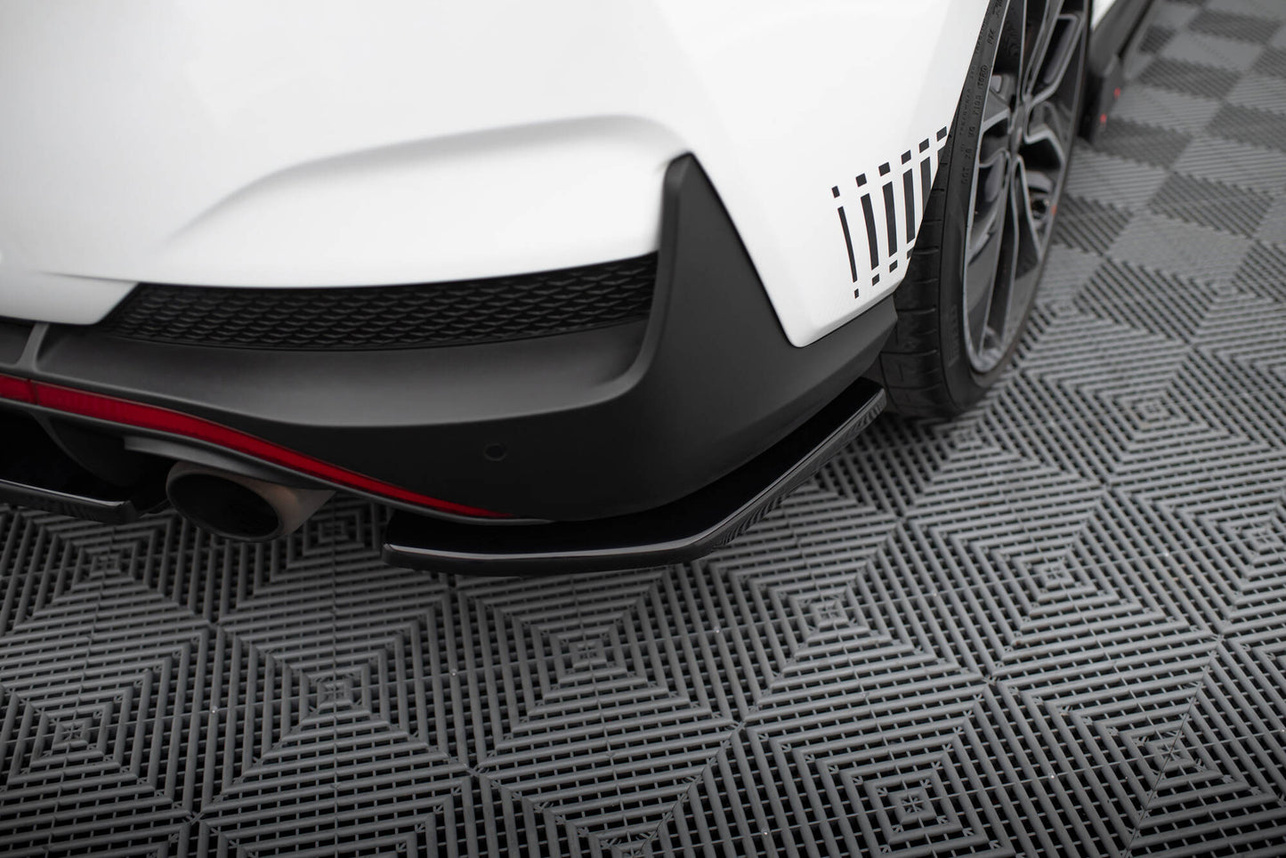 Rear Side Splitters Hyundai I30 N Mk3 Fastback 