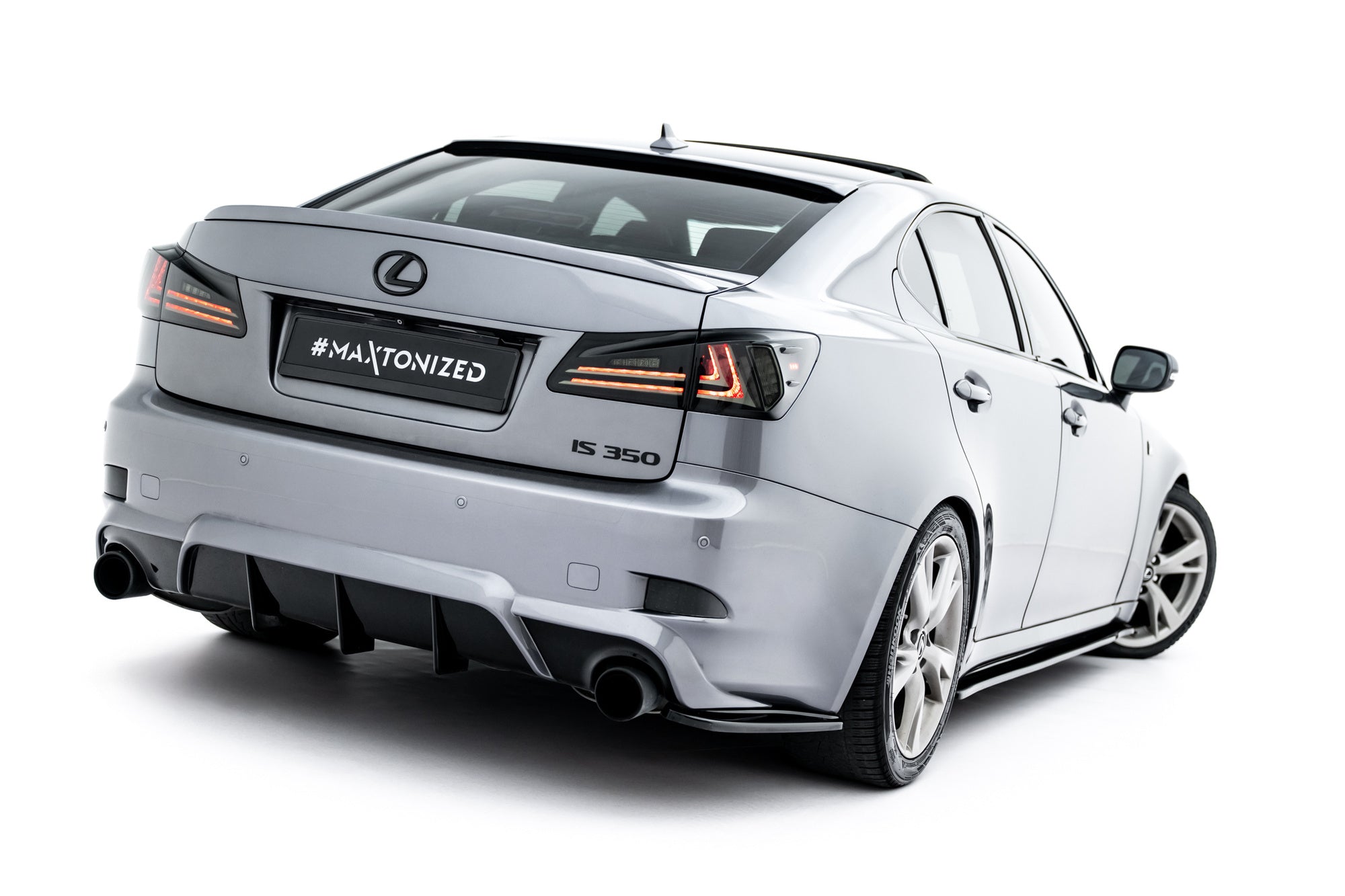Rear Side Splitters suitable for Lexus IS F-Sport Mk2 (XE20