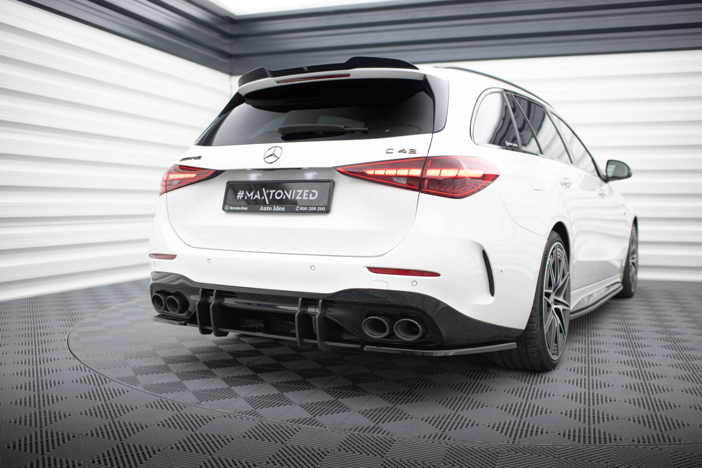 Rear Side Splitters Mercedes-Benz C AMG-Line / 43 AMG W206