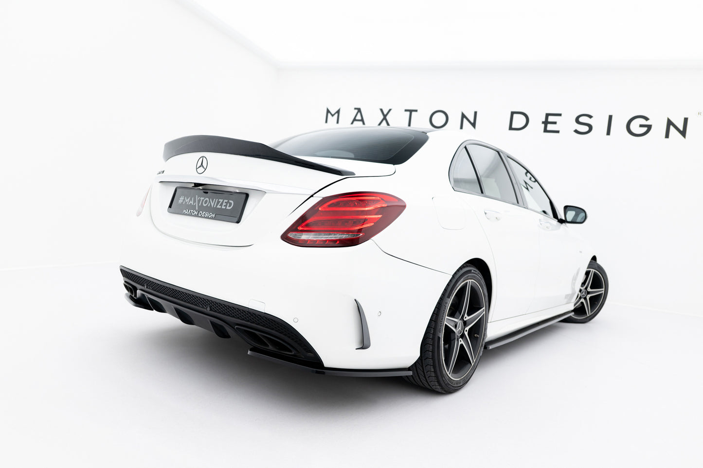 Rear Side Splitters Mercedes-Benz C AMG-Line / C43 AMG Sedan W205