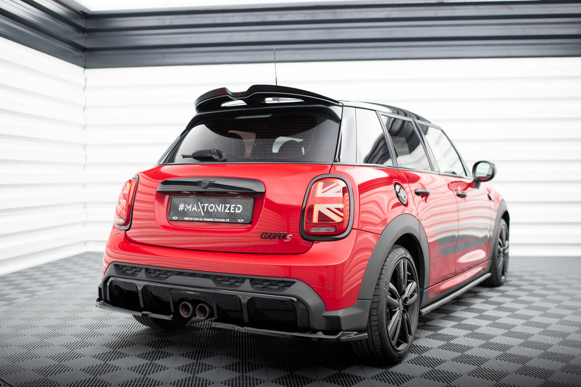 Rear Side Splitters Mini Cooper S John Cooper Works F55 Facelift ...