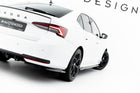 Rear Side Splitters Skoda Octavia Sportline Liftback / Combi Mk4 Facelift