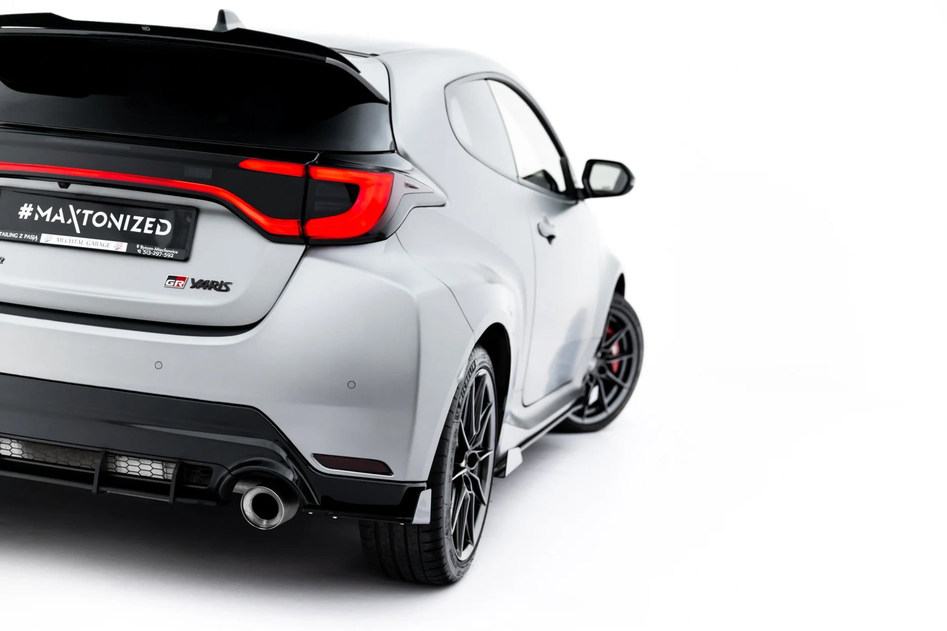 Street Pro Rear Side Splitters + Flaps Toyota GR Yaris Mk4