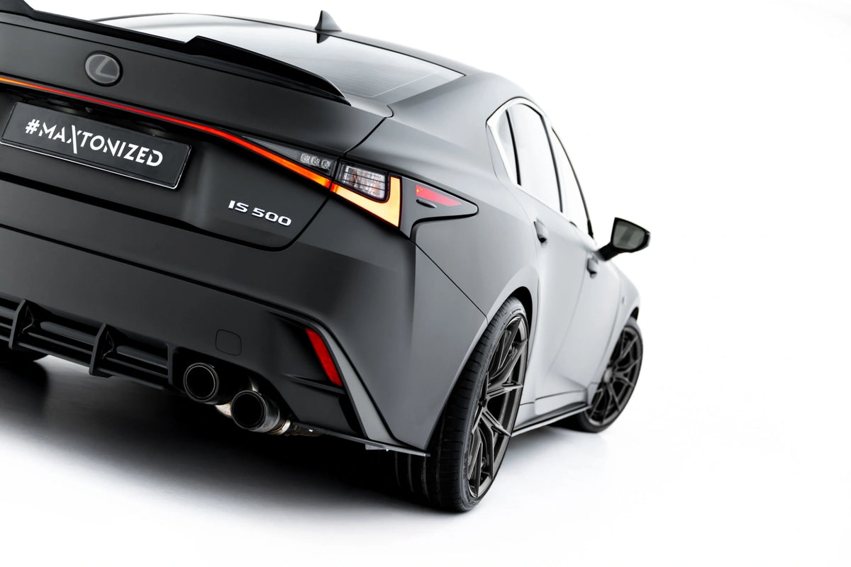 Is 500 Rear Street Pro Rear Side Splitters Lexus IS 500 Mk3 Facelift 2 (XE30 ...